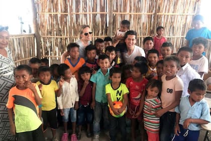 A través de Corazones Guerreros Natalia viene realizando diversas acciones humanitarias