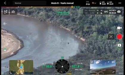 A través de imágenes satelitales detectaron el contrabando