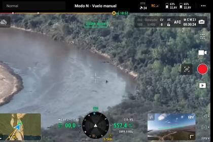 A través de imágenes satelitales detectaron el contrabando