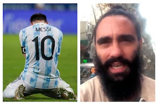 El radical cambio de look de Sorín: cumplió su promesa y se afeitó tras la victoria de la Selección