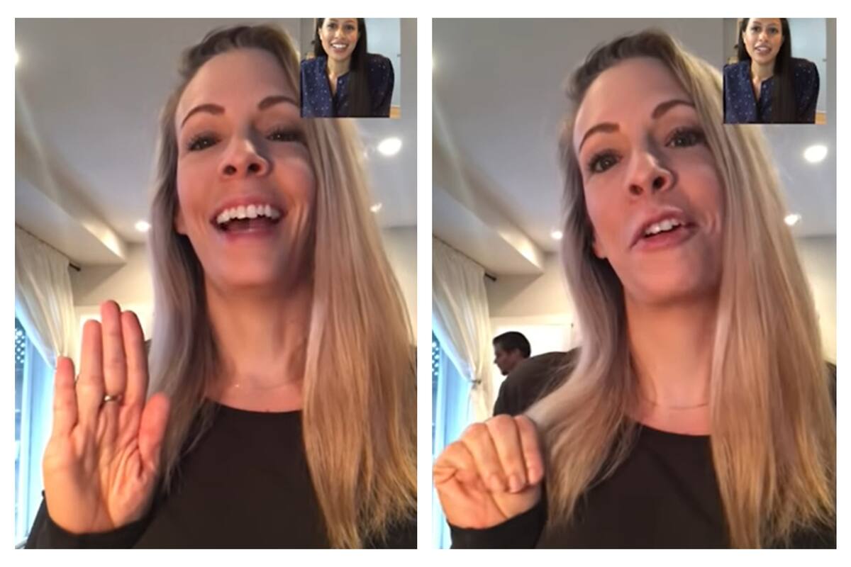 A través de las redes sociales se popularizó el gesto de pedido de auxilio no verbal (Foto ilustrativa de la seña)