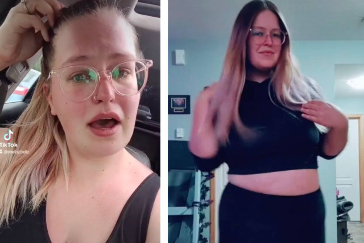 A través de su cuenta de Tik Tok, la joven hizo su descargo y mostró el look elegido para entrenar