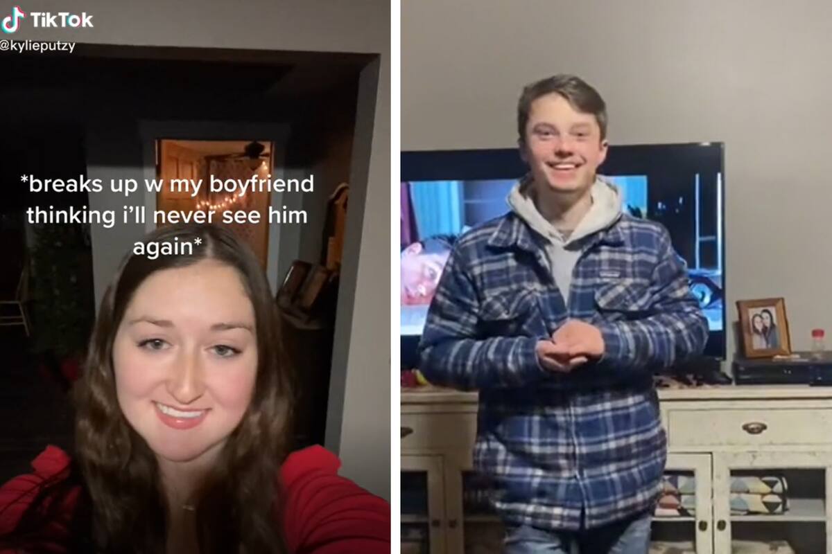 A través de TikTok, la joven dio a conocer una insólita experiencia que vivió con su exnovio meses después de separarse