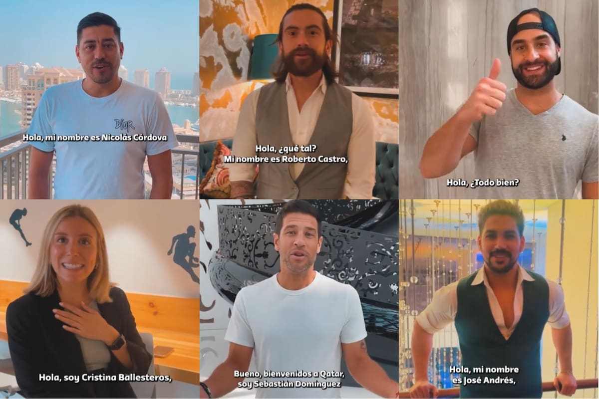 A través de TikTok, personalidades latinas en Qatar dan sus pronósticos sobre cuál será la selección que levante el trofeo este 2022