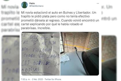 A través de Twitter, el novio de la protagonista contó lo sucedido