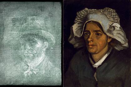 A través de una "radiografía", se descubrió un autorretrato de Vincent Van Gogh debajo de su obra "Cabeza de mujer campesina"