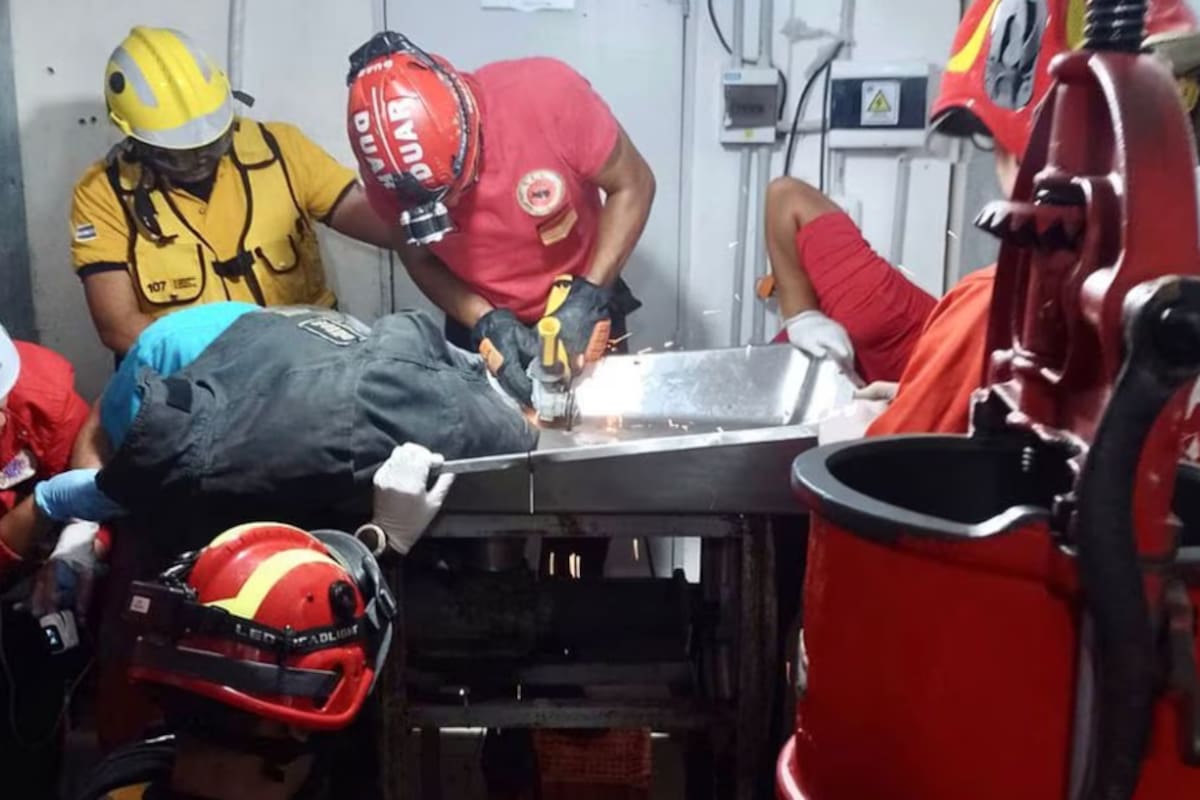 A un carnicero de la ciudad de Córdoba se le atoró un brazo en una picadora de carne y debieron amputarlo tras liberarlo