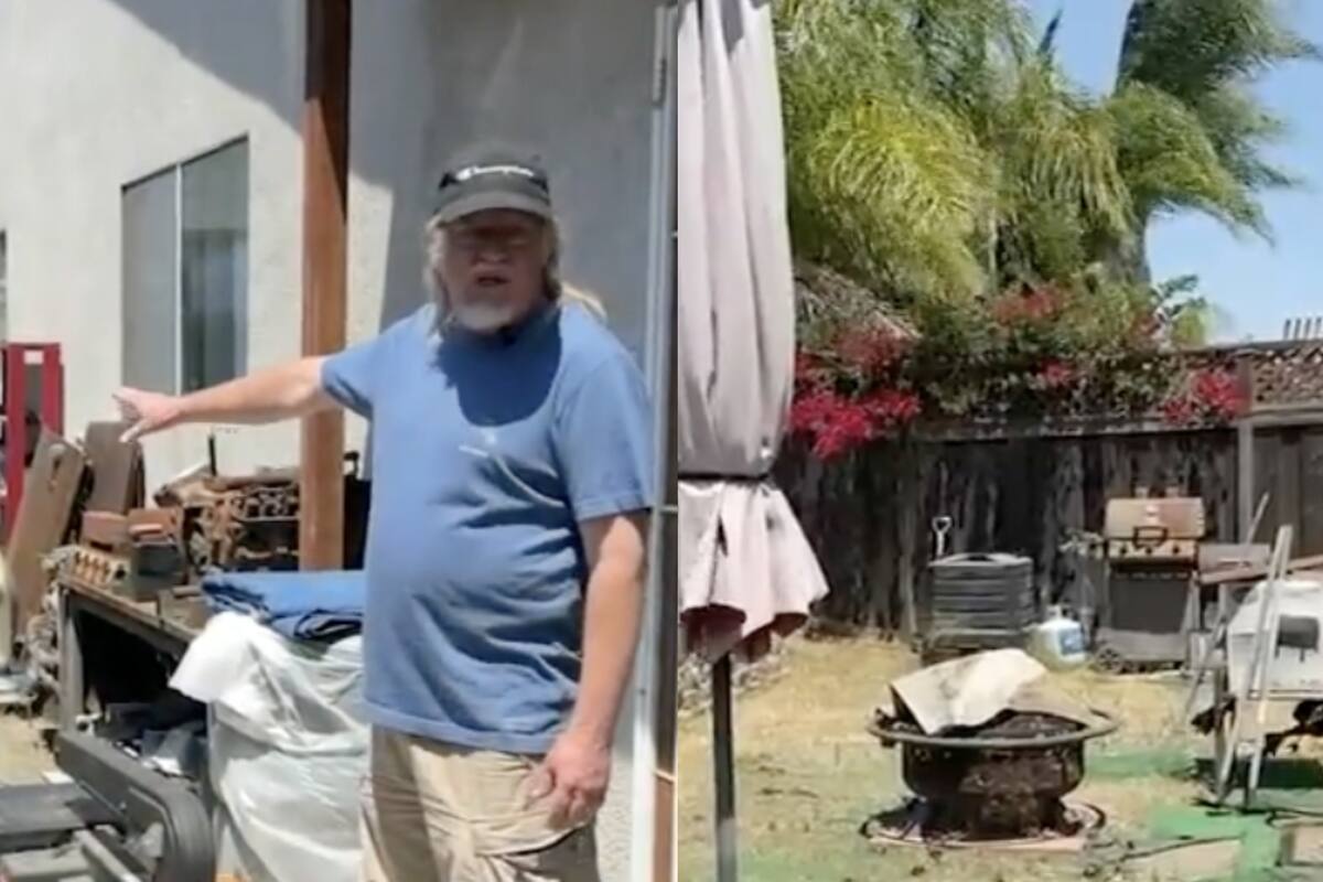 A un hombre le negaron el contrato de seguro por el desorden que tenía en un patio