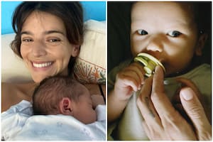 A un mes de su nacimiento, Calu Rivero presentó a Tao, el bebé que tuvo con Aíto De la Rúa