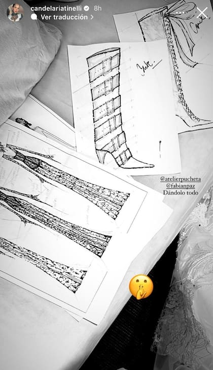 A una semana de su casamiento con Coti Sorokin la influencer compartió algunos preparativos (Foto: Instagram @candelariatinelli)