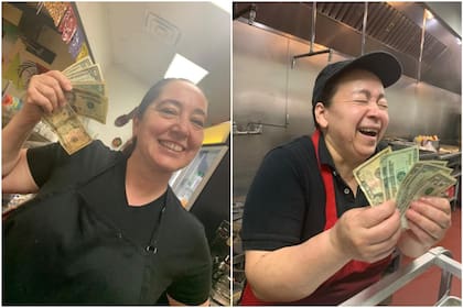 A unas empleadas de un restaurante en Texas les dejaron 100 dólares de propina y su reacción se hizo viral