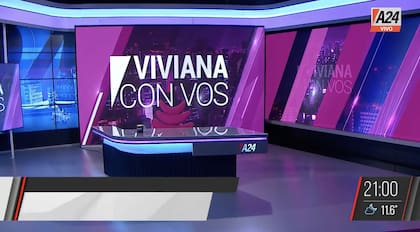 A24 emite la silla vacía de Viviana Canosa.