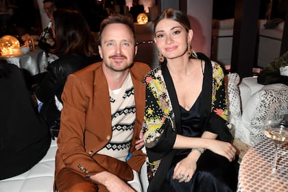 Aaron Paul siempre se mostró completamente enamorado de Lauren Parsekian