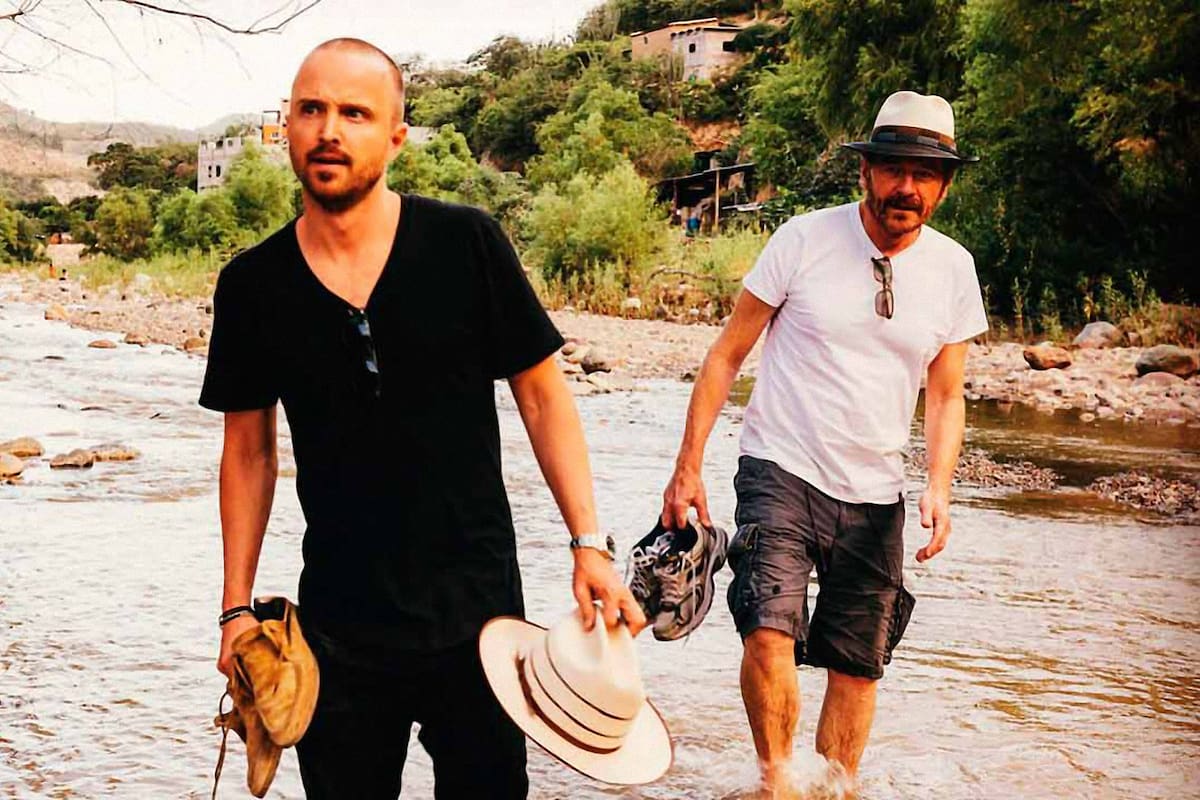 Aaron Paul y Bryan Cranston.