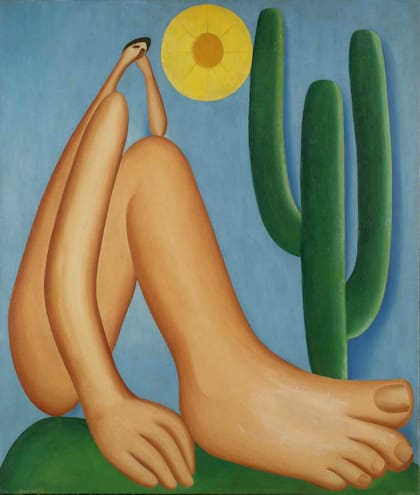 Abaporú (1928), óleo sobre tela de la artista brasileña Tarsila do Amaral, atrae mucho público brasileño al Malba