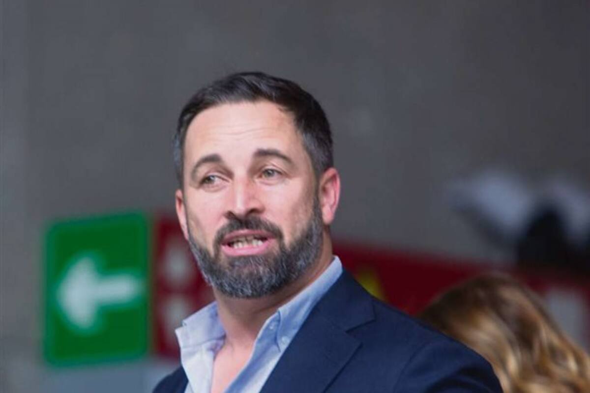 Abascal, durante el debate