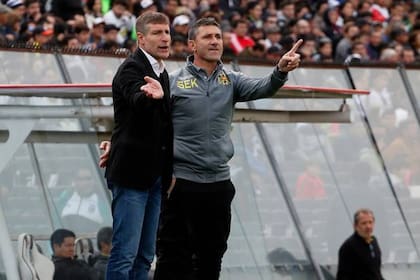 Abbondanzieri es asistente de campo de Martín Palermo en un cuerpo técnico que hasta ahora no ha obtenido grandes resultados.