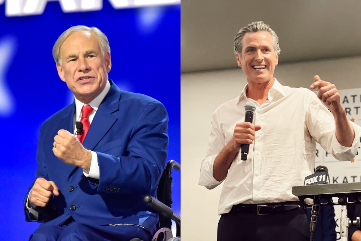 Abbott y Newsom suelen enfrentarse por sus posturas contrapuestas