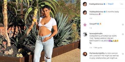 Abby de la Rosa también está embarazada de Nick