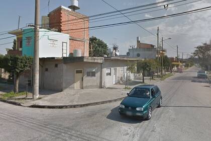 Abdala al 4800, en Isidro Casanova, donde fue asesinado el oficial de la Policía de la Ciudad Fabián Esteban Aguirre