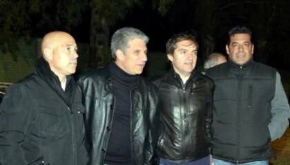 Abdala, Poggi y Ahumada, en una foto publicada por el Diario La República en 2016