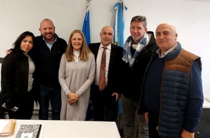 Abdala y los nuevos dirigentes de PAMI en la provincia (InfoMerlo)