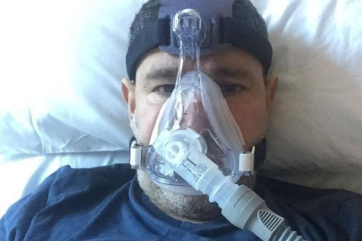 Abderrahmane Fadil se contagió de Covid-19 y estuvo varios días en el hospital con oxígeno.