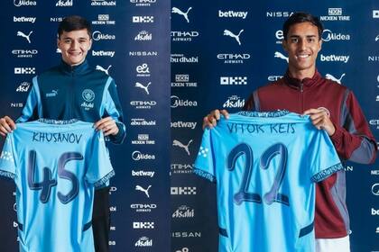 Abdukodir Khusanov y Vitor Reis, las nuevas joyas del Manchester City