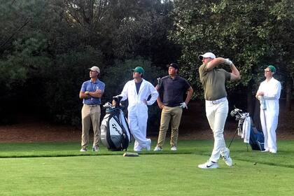 El momento del impacto de McIlroy durante el ensayo con Gallegos