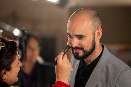 Abel Pintos, en los estudios ION