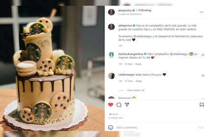 Abel Pintos celebró el cumpleaños de su hija, Guillermina (Foto Instagram @abelpintos)