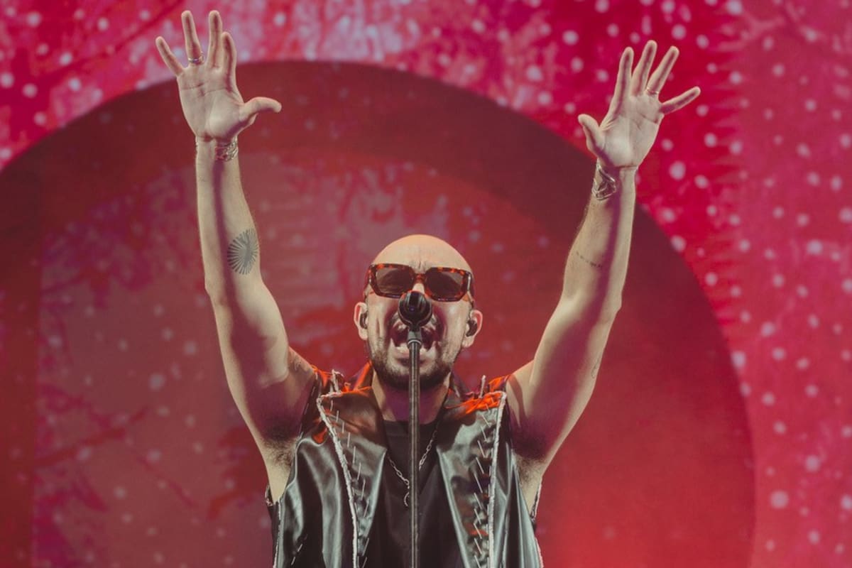Abel Pintos cerró el año con un extenso concierto en el Estadio Único de La Plata