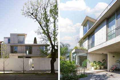 Aberturas de aluminio (Alumetal). La dirección de obra del hormigón la realizó Silvana Parentella, la dueña de casa, asistida por el arquitecto Roberto Fariña. Fotos: Javier Agustín Rojas (Gentileza P/SG Arquitectes)
