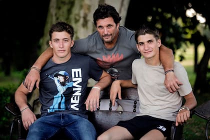 Lolo Castagnola con Barto y Jeta