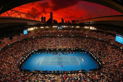 El Rod Laver Arena, escenario central del Abierto de Australia.