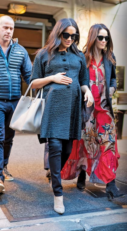 En su comentado baby shower en Nueva York.