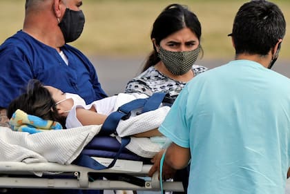 El año pasado, Abigail fue trasladada en el avión sanitario de la provincia para una consulta al Hospital Austral