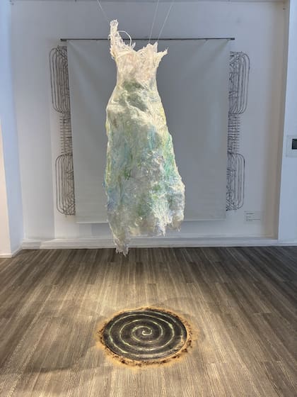 "Abismo agua", instalación de Claudia Aranovich en el Rojas