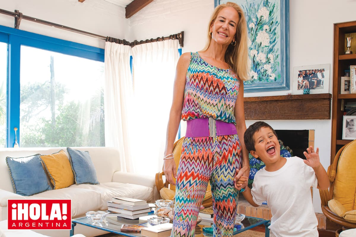 Abogada y artista plástica, la hija del ex presidente de Uruguay Luis Alberto Lacalle y hermana del actual, posa por primera vez para ¡Hola!