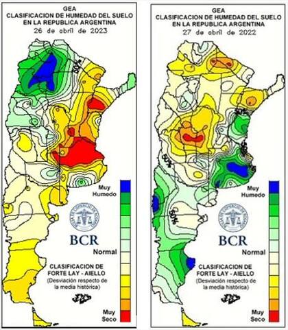 Abril se va sin cumplir con el 70%
de las lluvias en la región
pampeana