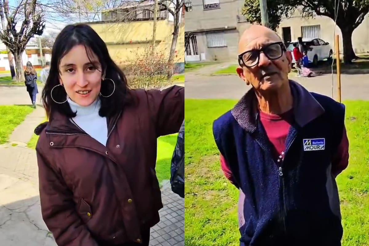 Abril y su papá, Salvador.