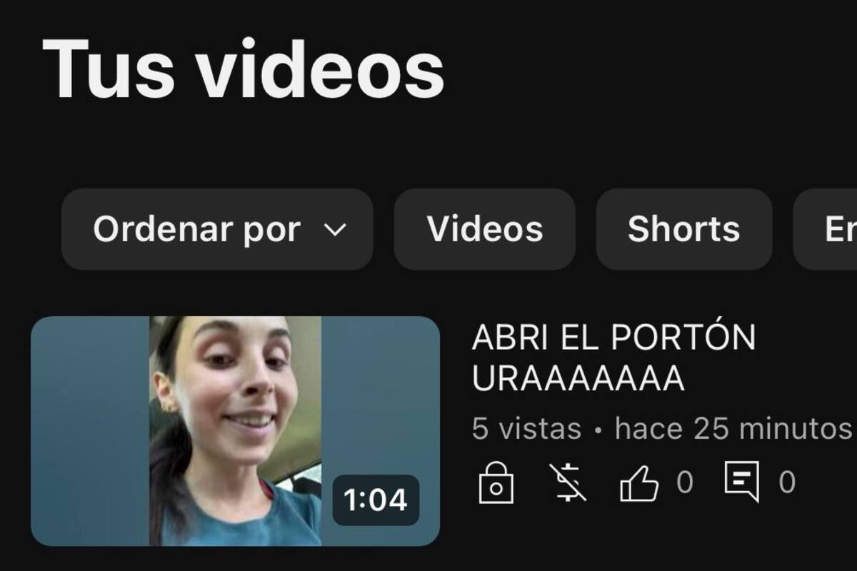 "¡Abrime el portón!": el desesperado pedido de una chica a su novio que se hizo viral