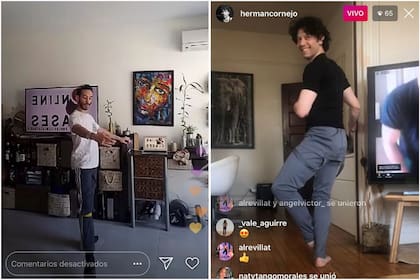 Abruzzo y Cornejo transmiten sus clases por Instagram