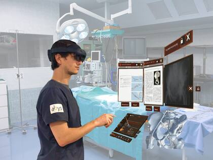 Abys Medical permite crear clones digitales de un paciente para que los cirujanos practiquen una operación o tengan información complementaria vía realidad aumentada