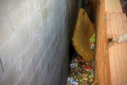 Acá fue hallado el cuerpo de la niña