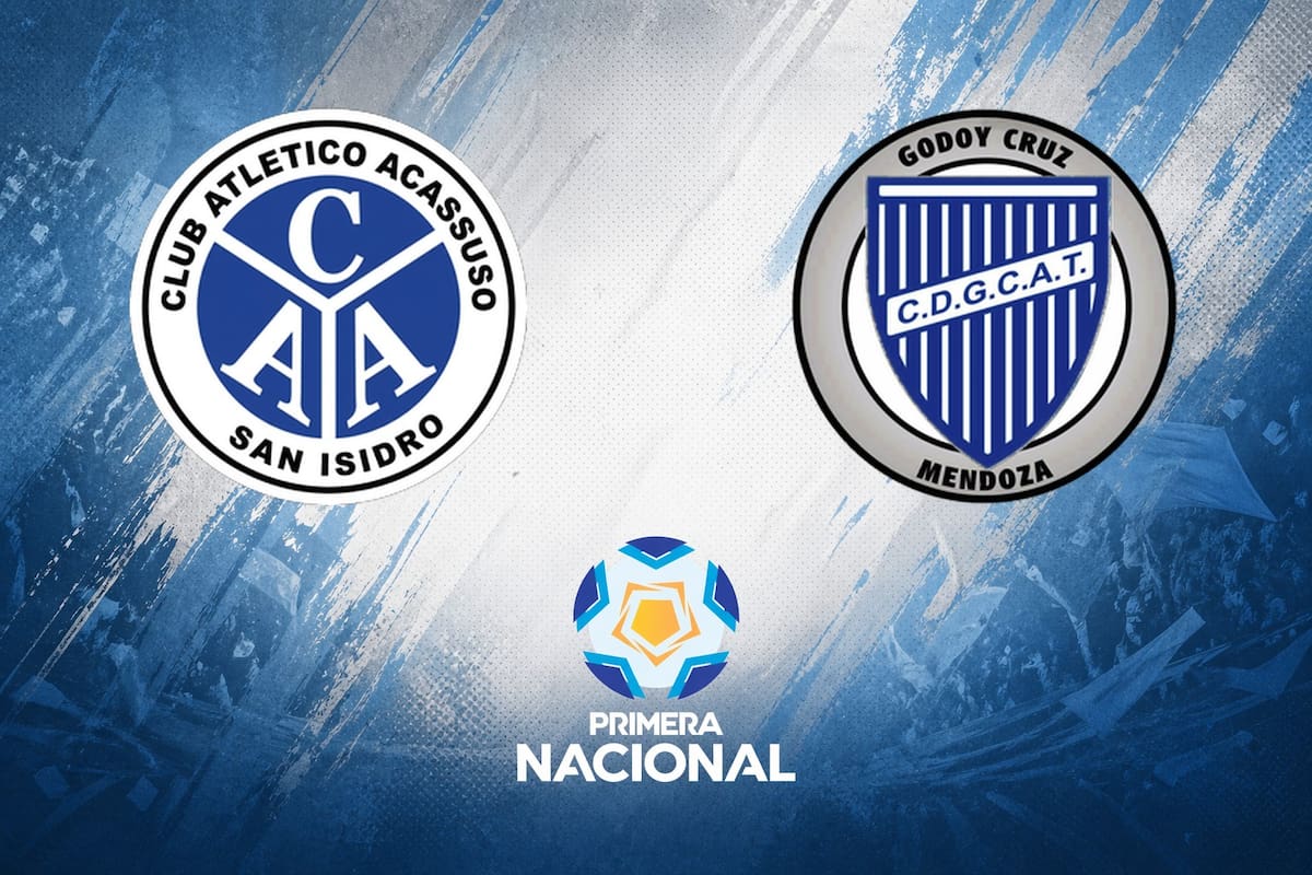 Acassuso vs. Godoy Cruz, por una nueva jornada de la Primera Nacional del fútbol argentino