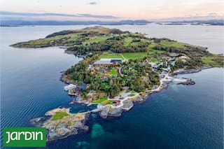 El jardín tropical que desafía el frío y rompe todas las reglas
