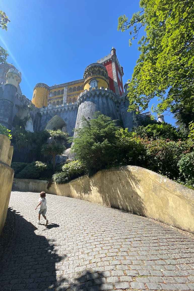 Acceso al Palacio da Pena.