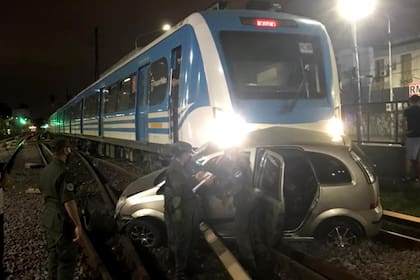 Accidente de tren en Ramos Mejía.
Foto Trenes ARgentinos