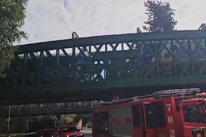 Accidente de trenes en Palermo